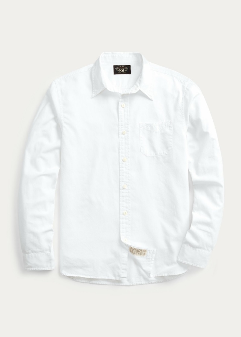 Camisas informales y Camisas Vestir Twill Workshirt Hombre Blancos | ONUS43879 - vista 1