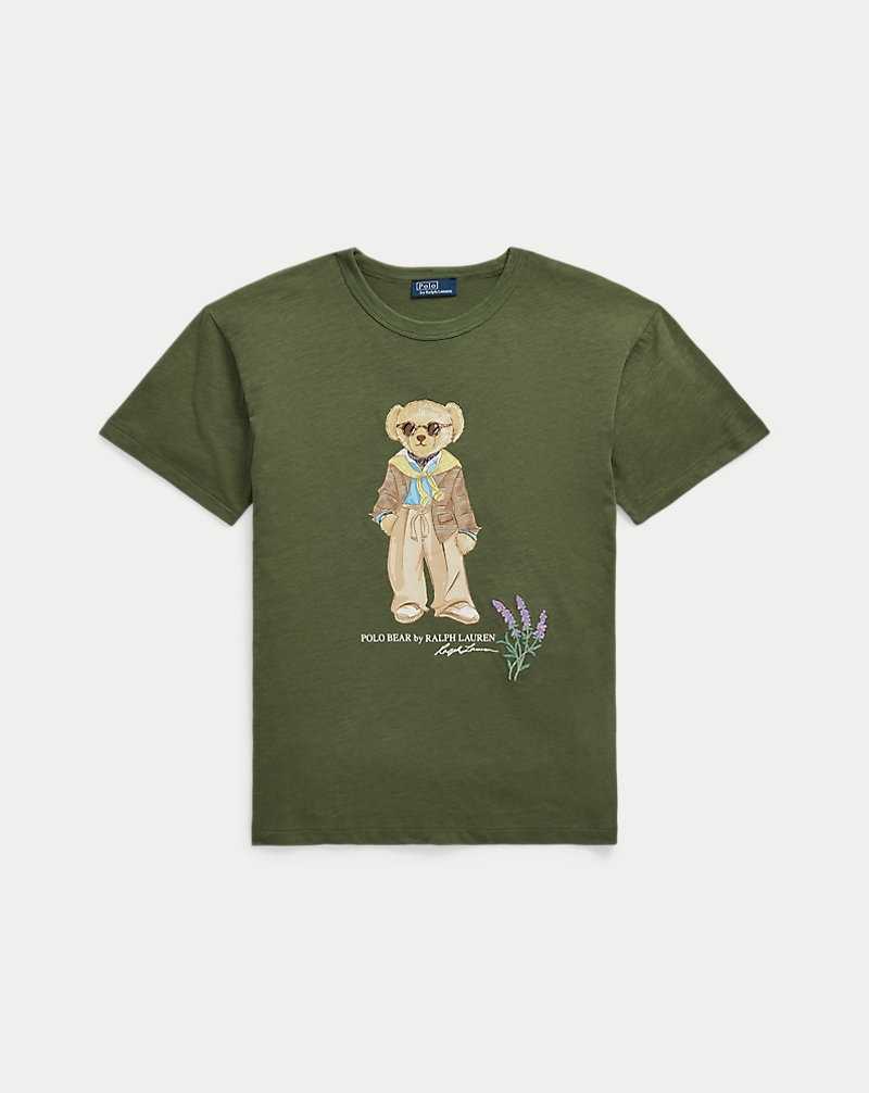 Camiseta Ralph Lauren Bear Cotton Jersey Mujer Garden Trail | TVEWHXO-39 - vista 2