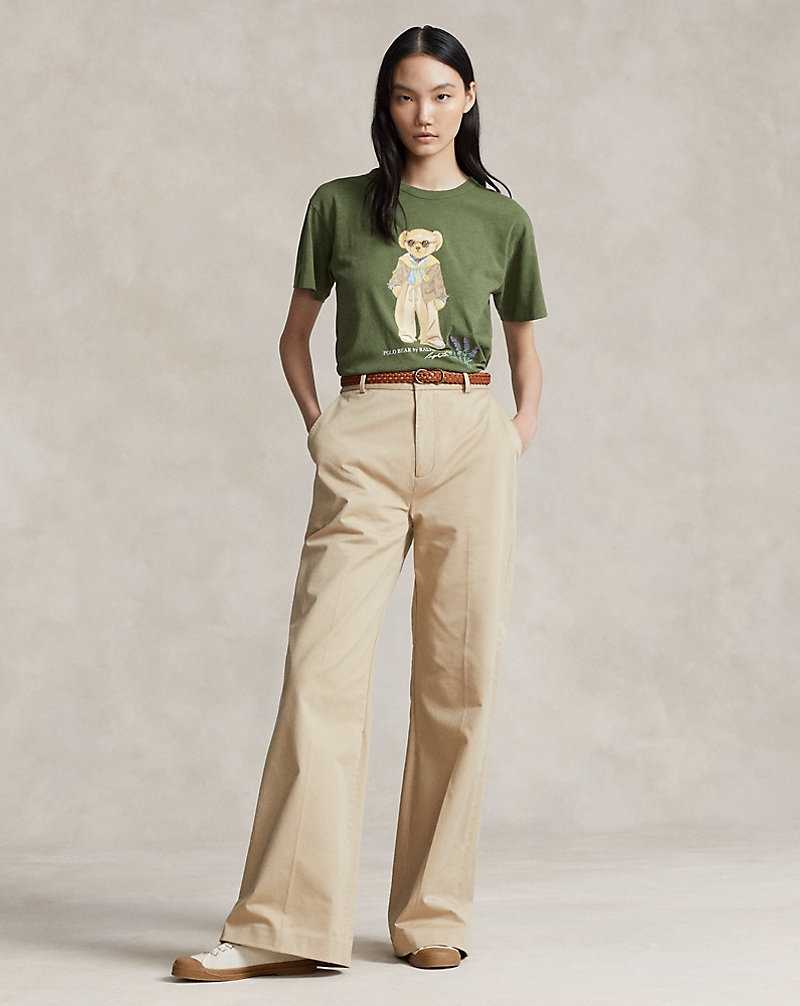 Camiseta Ralph Lauren Bear Cotton Jersey Mujer Garden Trail | TVEWHXO-39 - vista 3
