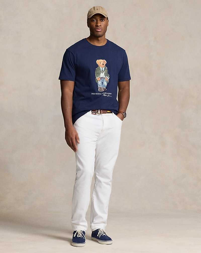 Camiseta Ralph Lauren Bear Jersey Hombre Azul Marino | ZKXJOTG-51 - vista 3