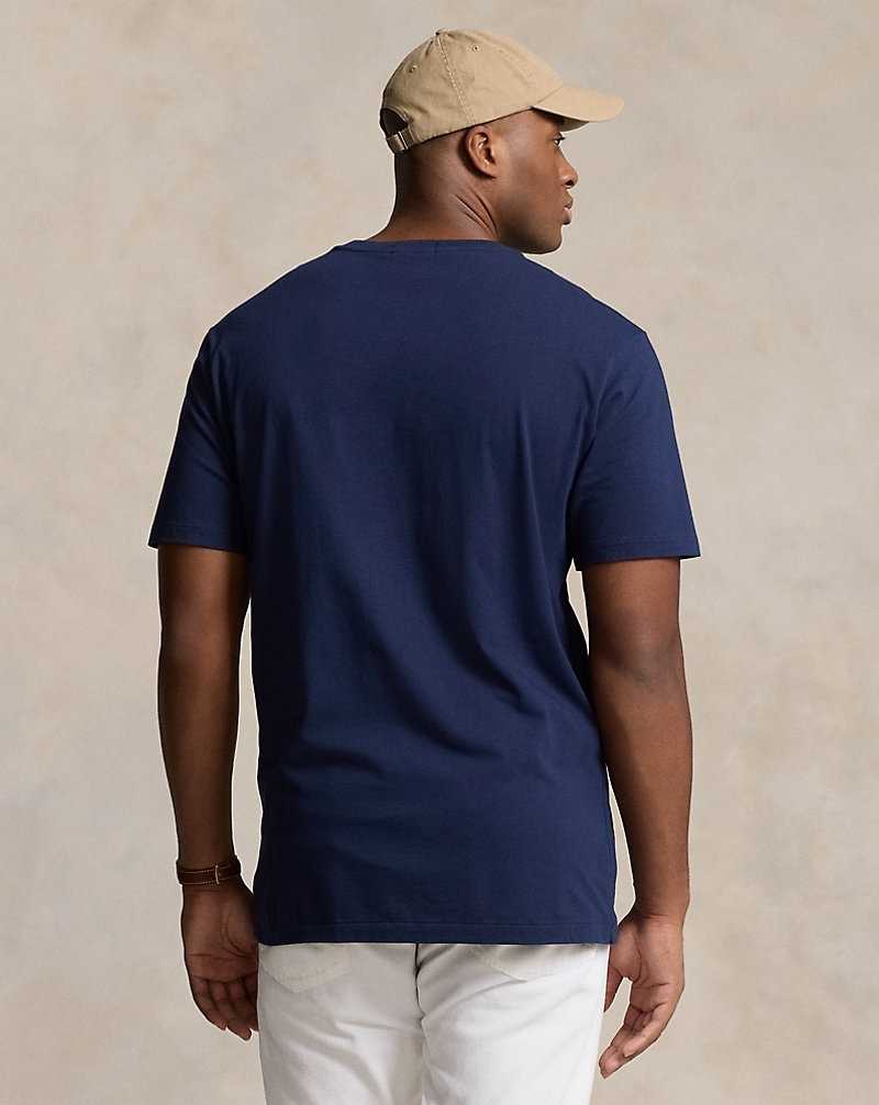 Camiseta Ralph Lauren Bear Jersey Hombre Azul Marino | ZKXJOTG-51 - vista 4