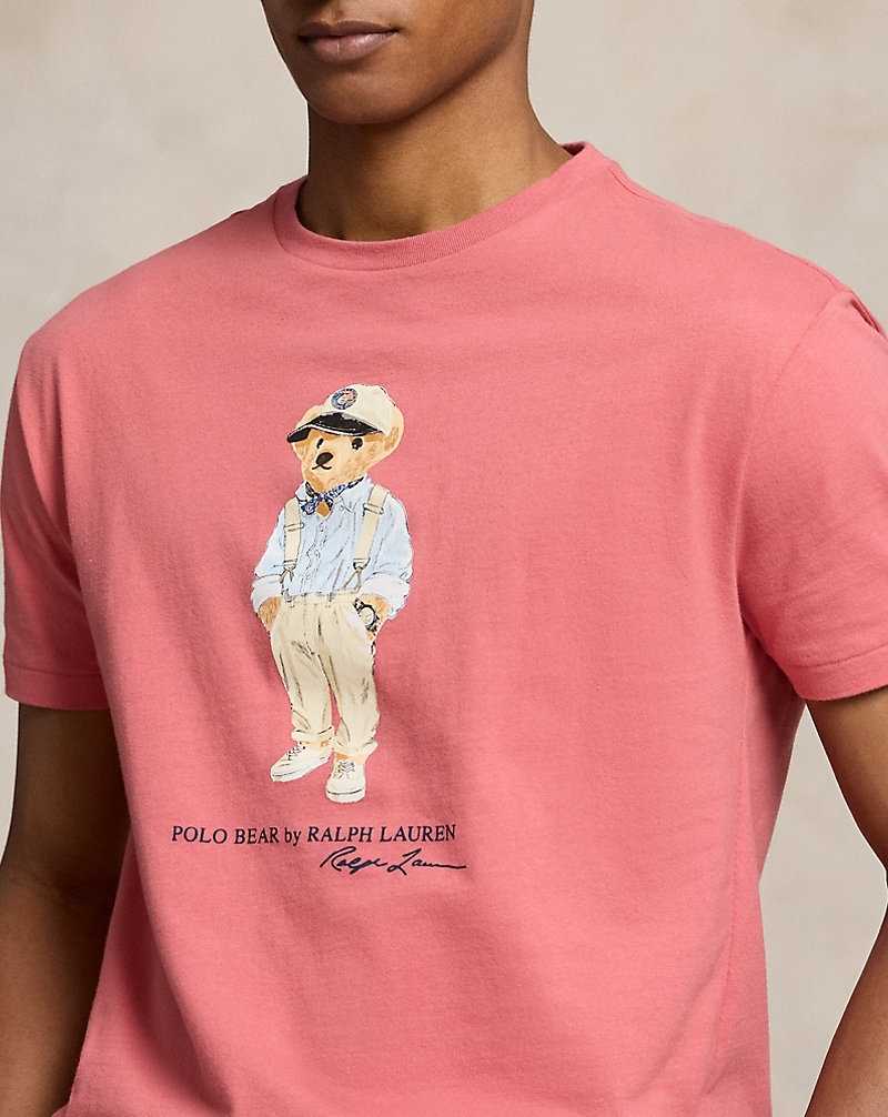 Camiseta Ralph Lauren Classic Fit Bear Jersey Hombre Adirondack Brry Hmgy | EFICHYJ-40 - vista 5