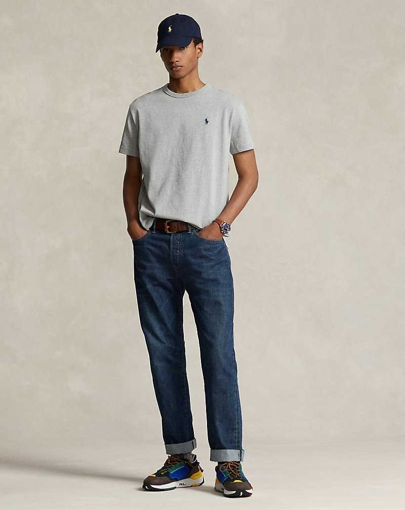 Camiseta Ralph Lauren Classic Fit Heavyweight Jersey Hombre Andover Heather | WPXUYVM-39 - vista 3