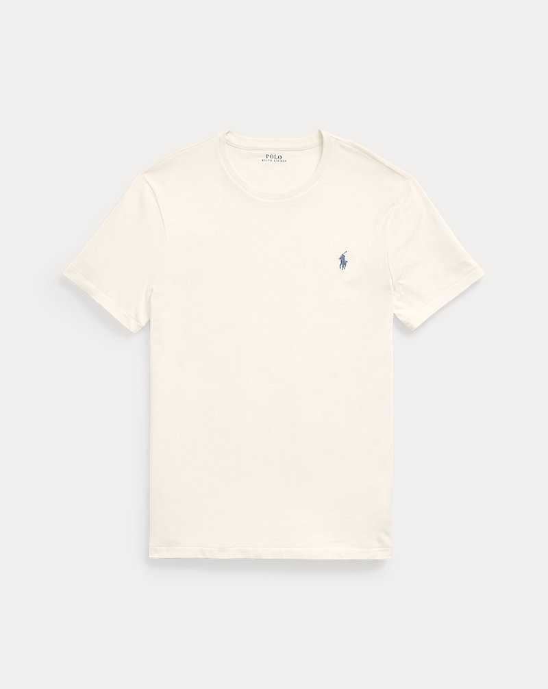 Camiseta Ralph Lauren Classic Fit Jersey Crewneck Hombre Herbal Milk | RWBSTNA-78 - vista 2