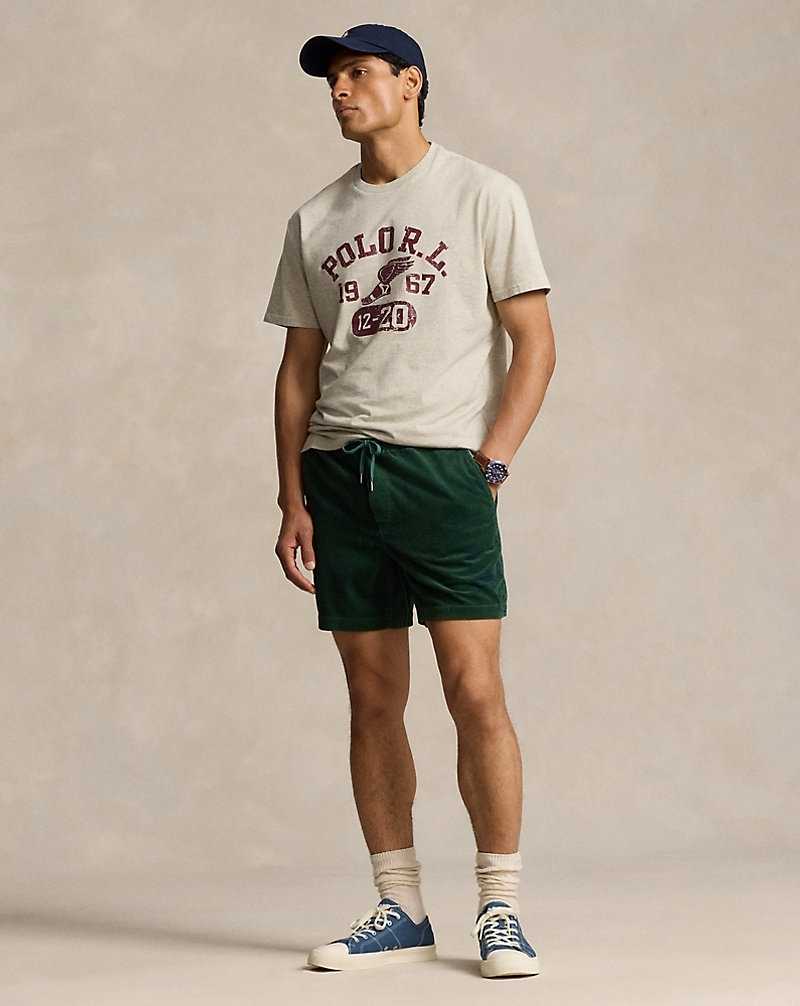 Camiseta Ralph Lauren Classic Fit Jersey Graphic Hombre Lt Vintage Hthr | LJCDAVS-76 - vista 3