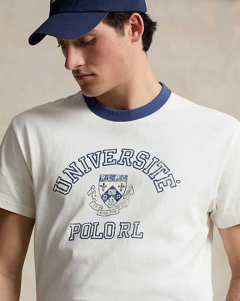 Camiseta Ralph Lauren Classic Fit Jersey Graphic Hombre Nevis | DBXHUWT-12 - vista 5