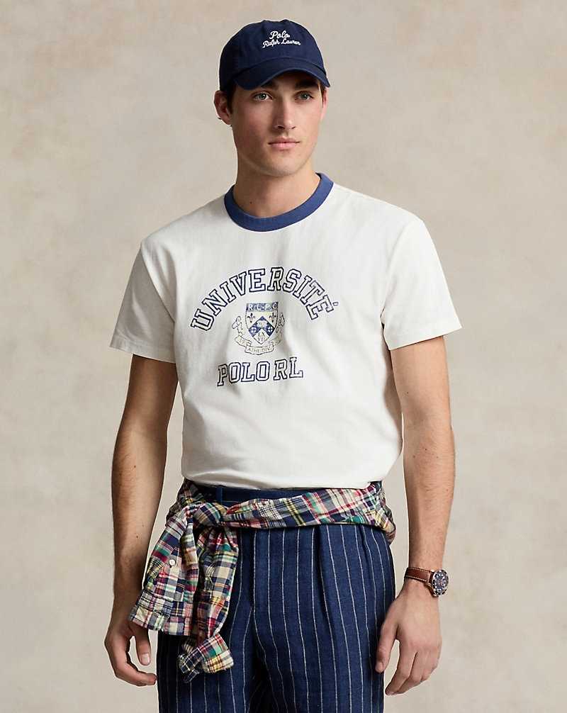 Camiseta Ralph Lauren Classic Fit Jersey Graphic Hombre Nevis | DBXHUWT-12 - vista 1