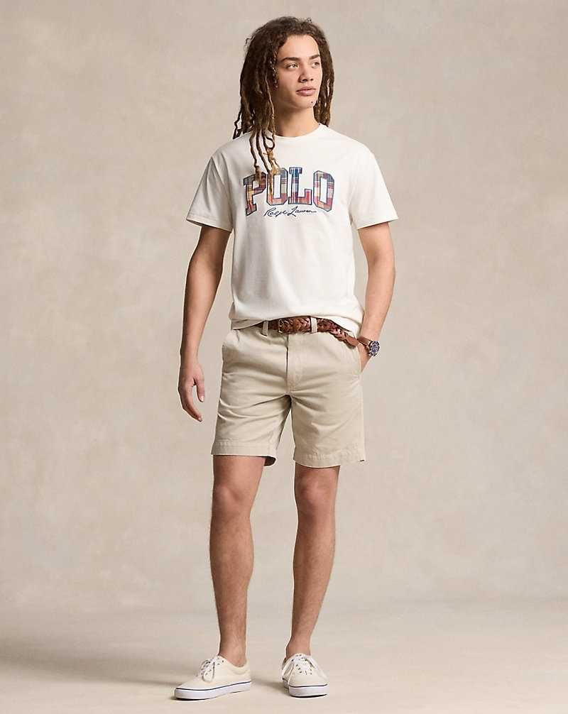 Camiseta Ralph Lauren Classic Fit Plaid-Logo Jersey Hombre Nevis | FODIKLU-65 - vista 3