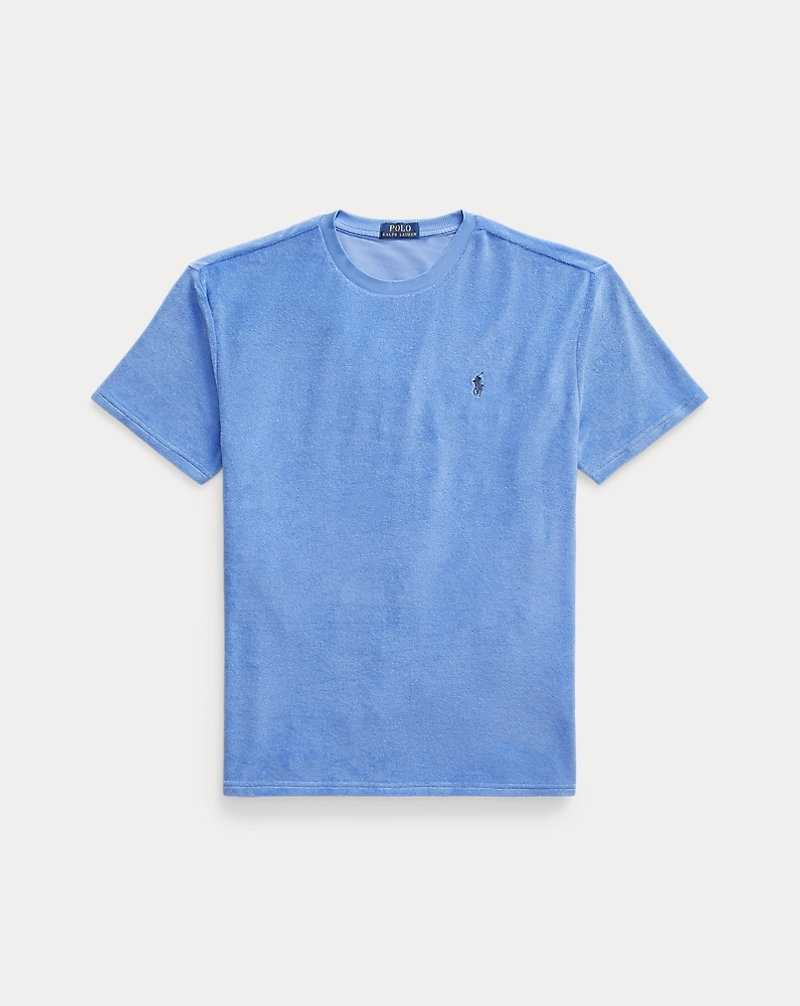 Camiseta Ralph Lauren Classic Fit Terry Hombre Azules | IXRBAZP-17 - vista 2