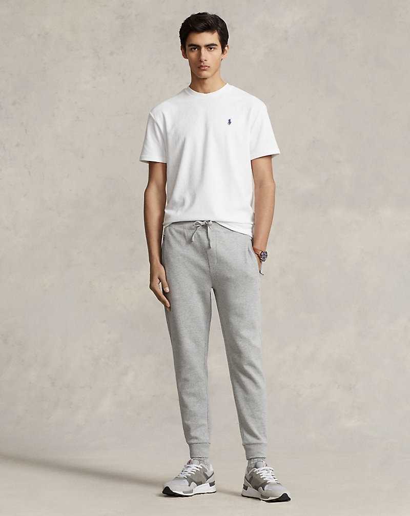 Camiseta Ralph Lauren Classic Fit Terry Hombre Blancos | RQMXYWT-27 - vista 3