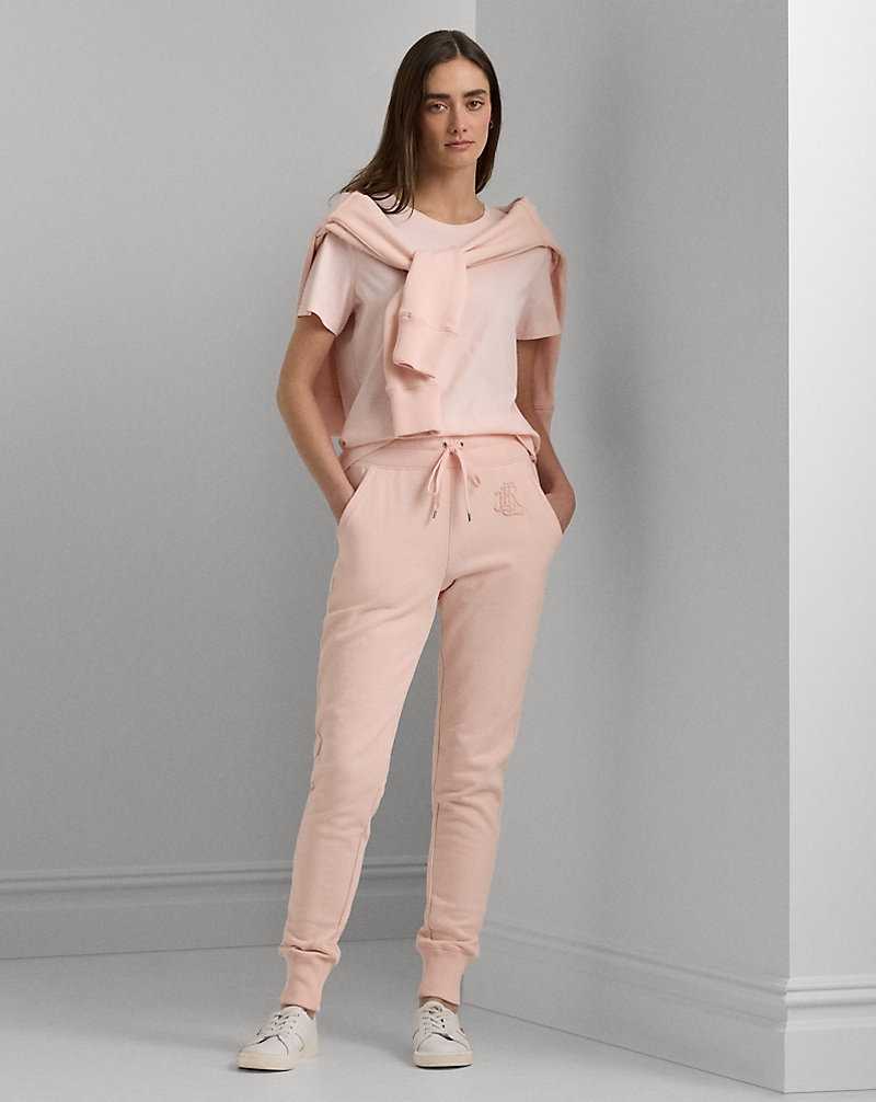 Camiseta Ralph Lauren Cotton Jersey T-shirt Mujer Rosas | ASGLNET-01 - vista 3