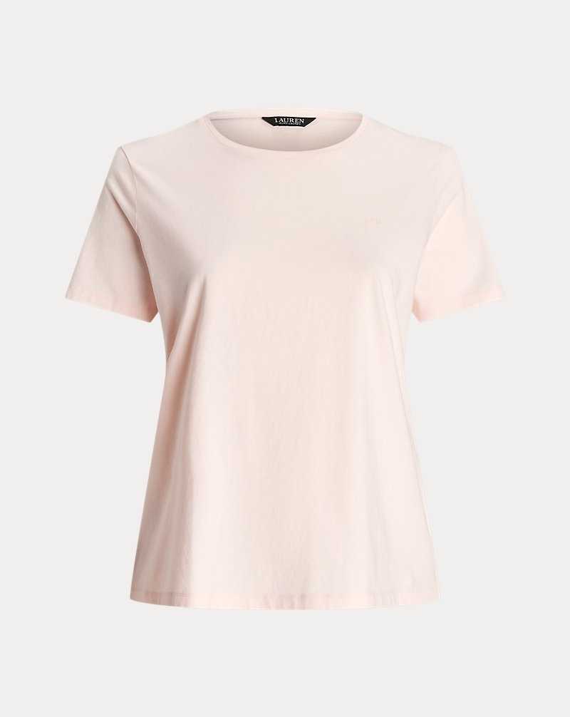 Camiseta Ralph Lauren Cotton Jersey T-shirt Mujer Rosas | UASOJML-62 - vista 2