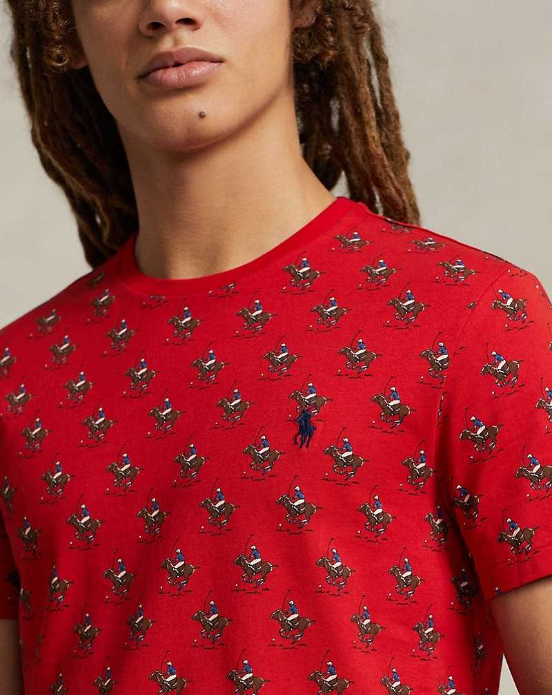 Camiseta Ralph Lauren Custom Slim Fit Equestrian-Print Hombre Swinging Mallets/ RL 2000 | EPBZAWH-89 - vista 5