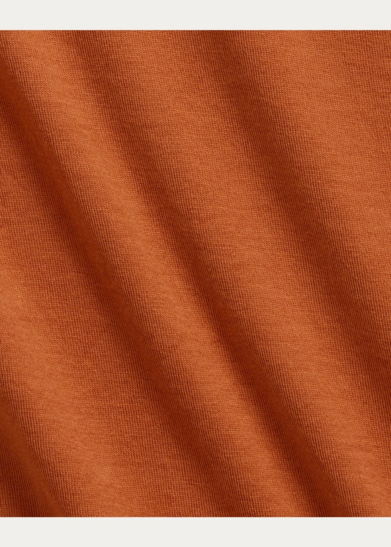 Camiseta Garment-Dyed Pocket Hombre Naranjas | RPVA56324 - vista 4