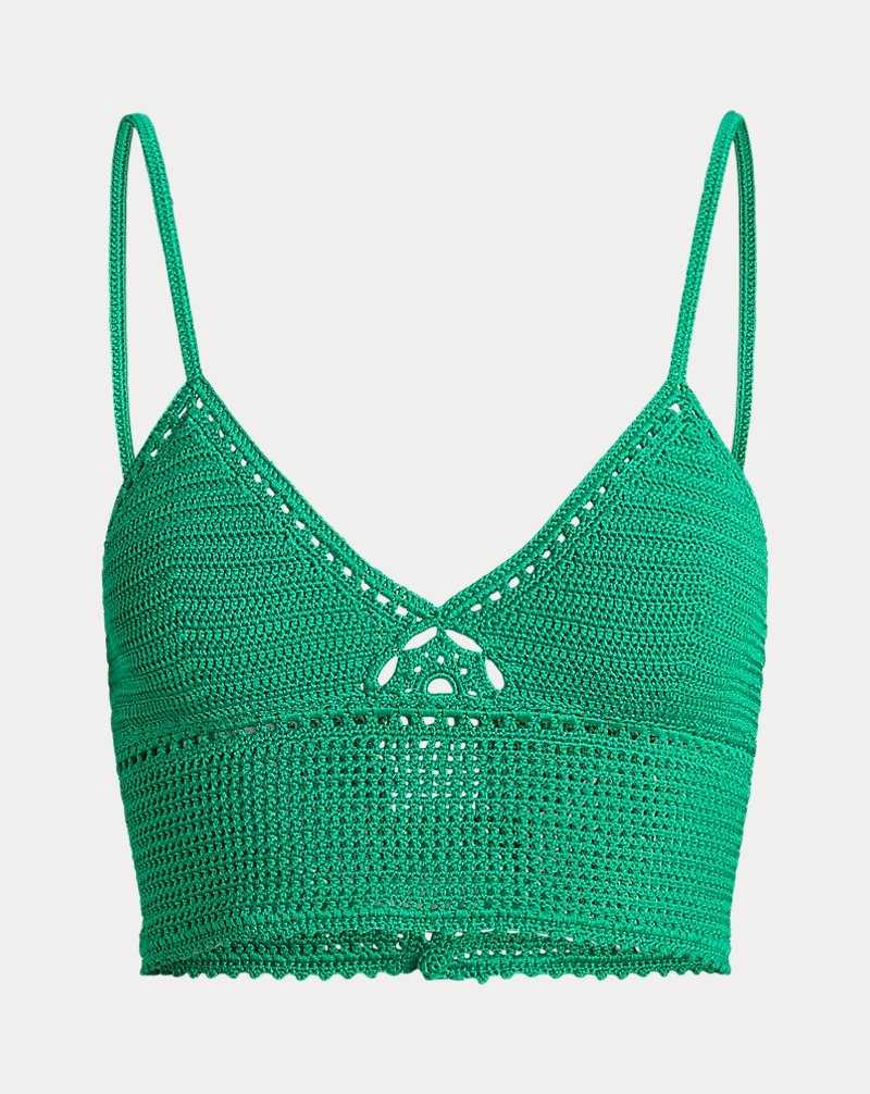 Camiseta Ralph Lauren Hand-Crocheted Bralette Mujer Meadow | QTNYPAW-95 - vista 2