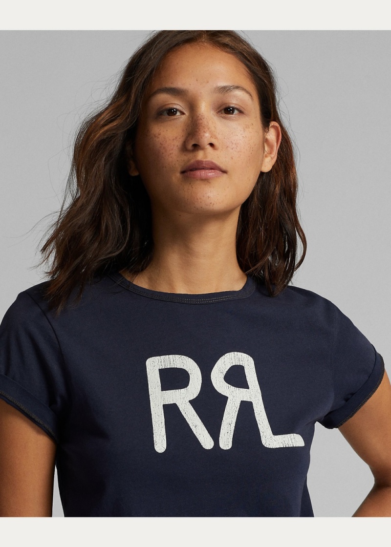 Camiseta Logo Algodon Jersey Mujer Blancos | DGUE71046 - vista 5