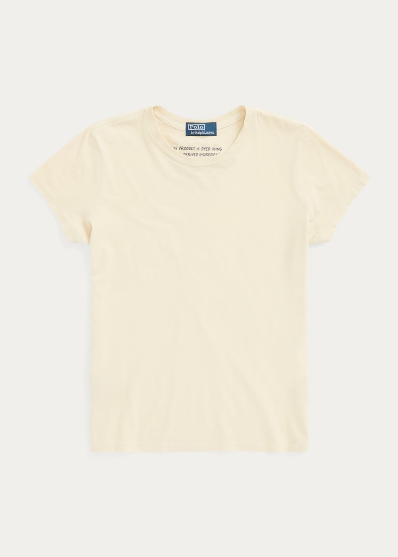 Camiseta Organic Algodon Crewneck Mujer Azul Marino | LZIT52419 - vista 2