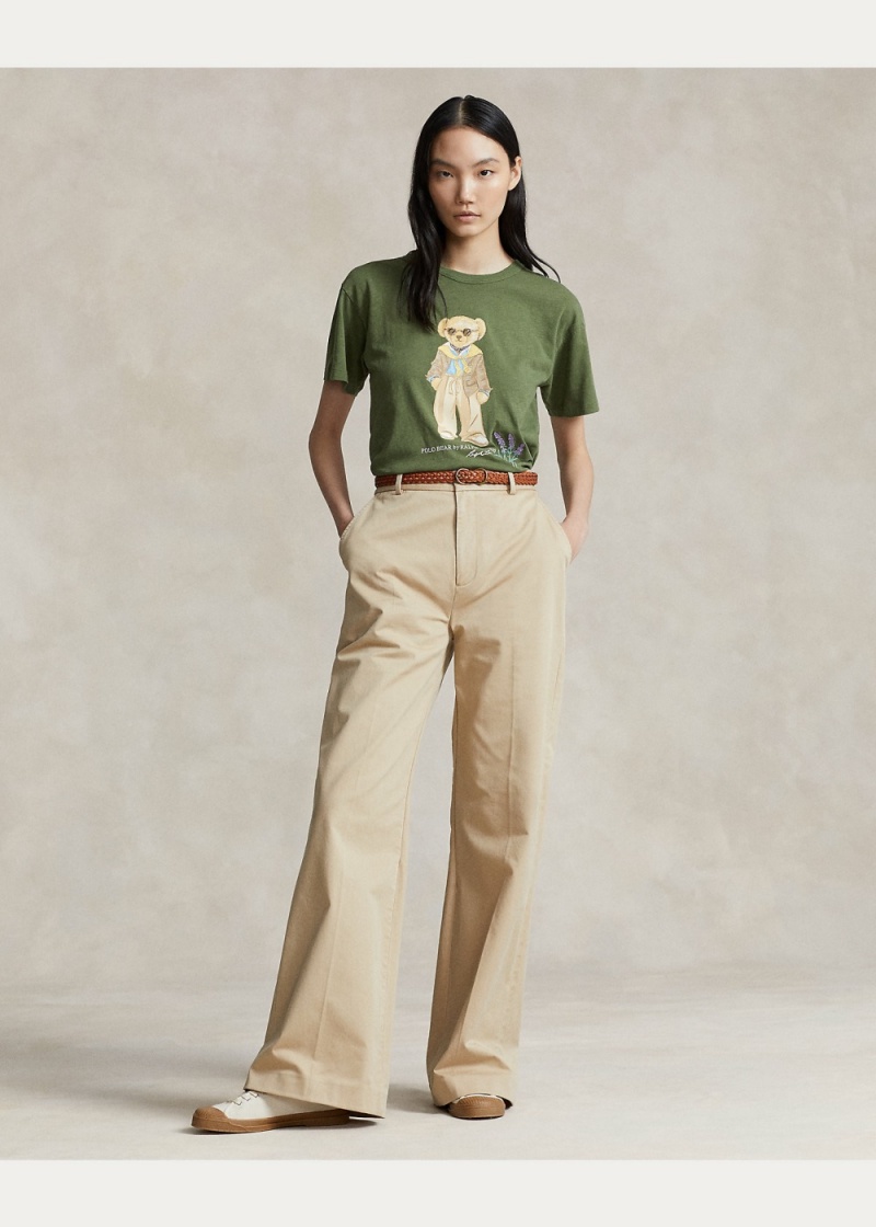 Camiseta Polo Bear Algodon Jersey Mujer Azul Marino | ZJXT26130 - vista 2