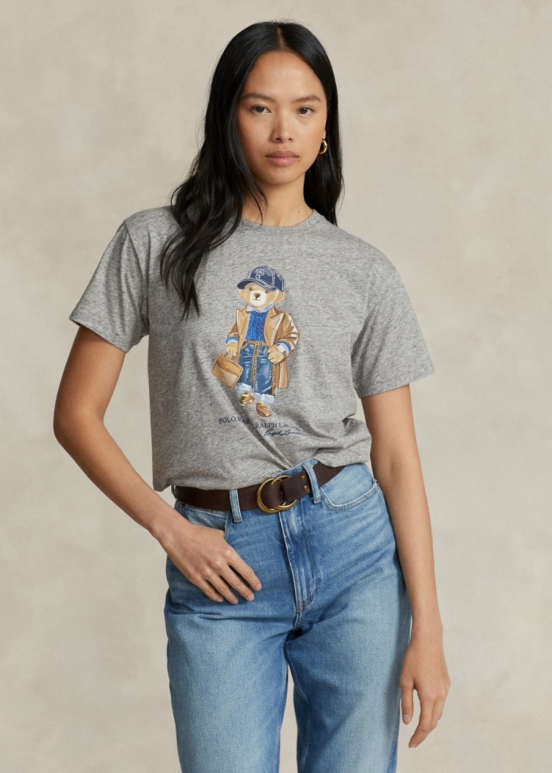 Camiseta Polo Bear Jersey Mujer Azul Marino | DHGC35246 - vista 1