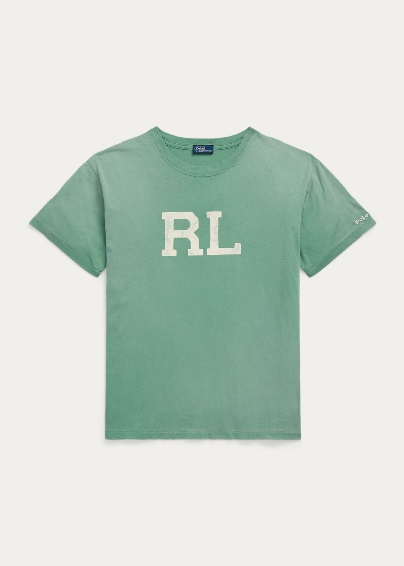 Camiseta RL Logo Jersey Mujer Verdes | RZSN60179 - vista 2