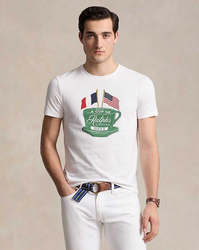 Camiseta Ralph Lauren Ralph's Coffee Flag Hombre | GNALXTH-26 - vista 3