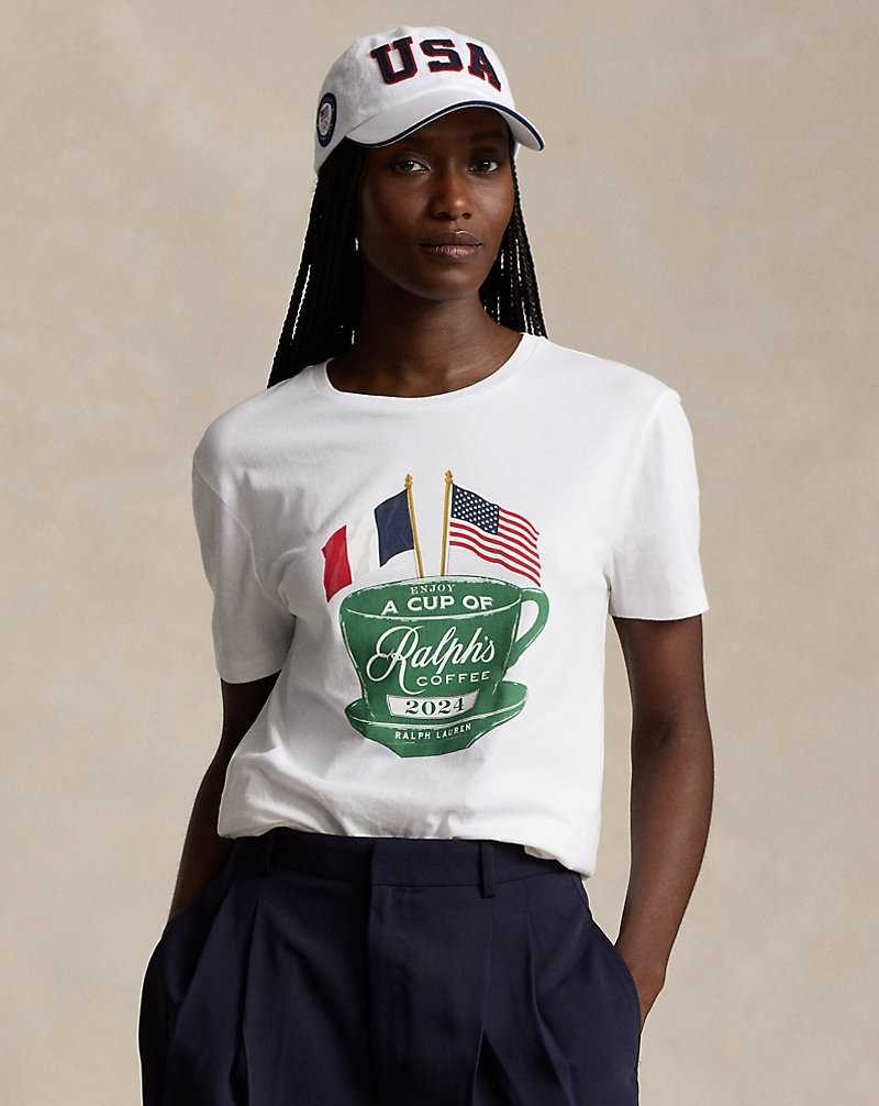 Camiseta Ralph Lauren Ralph's Coffee Flag Hombre | GNALXTH-26 - vista 5