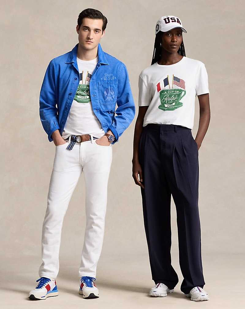 Camiseta Ralph Lauren Ralph's Coffee Flag Hombre | GNALXTH-26 - vista 1