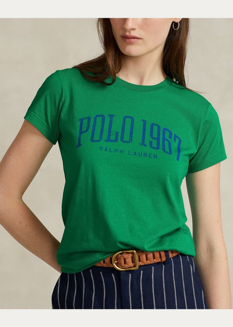Camiseta Shrunken Fit Logo Jersey Mujer Negros | QBGT83216 - vista 4