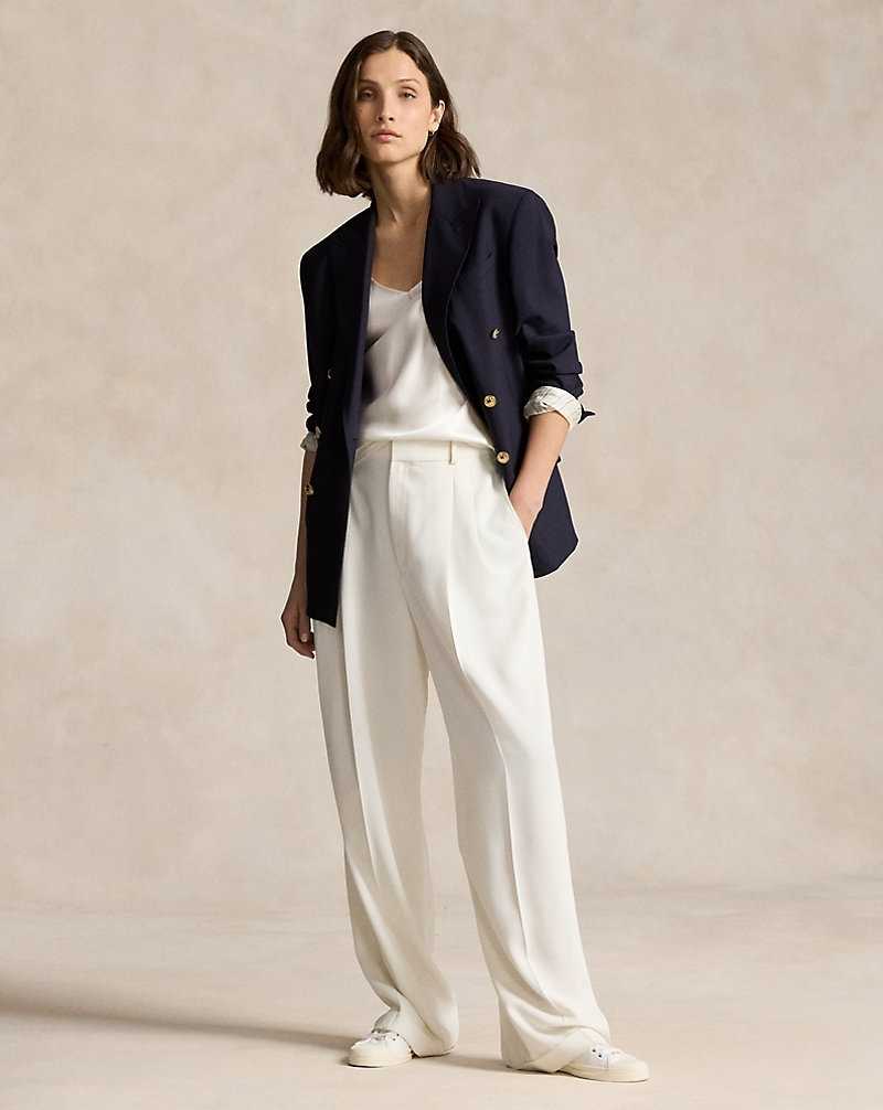 Camiseta Ralph Lauren Silk Camisole Mujer Creme | COVAUHD-13 - vista 3