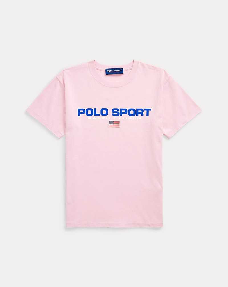 Camiseta Ralph Lauren Sport Cotton Jersey Mujer Rosas | GKRIDUJ-89 - vista 2
