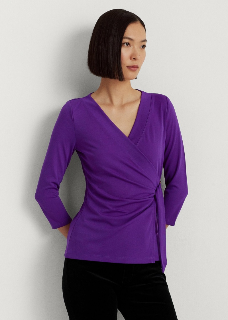 Camiseta Stretch Jersey Top Mujer Negros | OYZL21639 - vista 1
