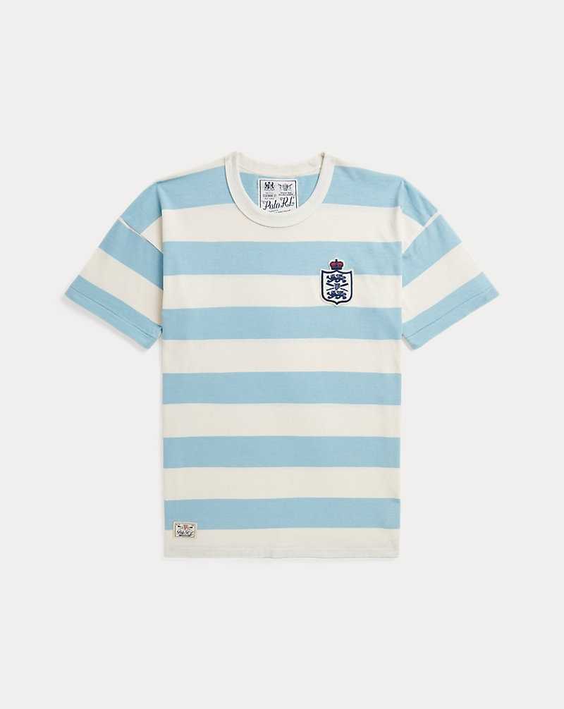 Camiseta Ralph Lauren Vintage Fit Striped Slub Jersey Hombre Azules | YWNICQM-51 - vista 2