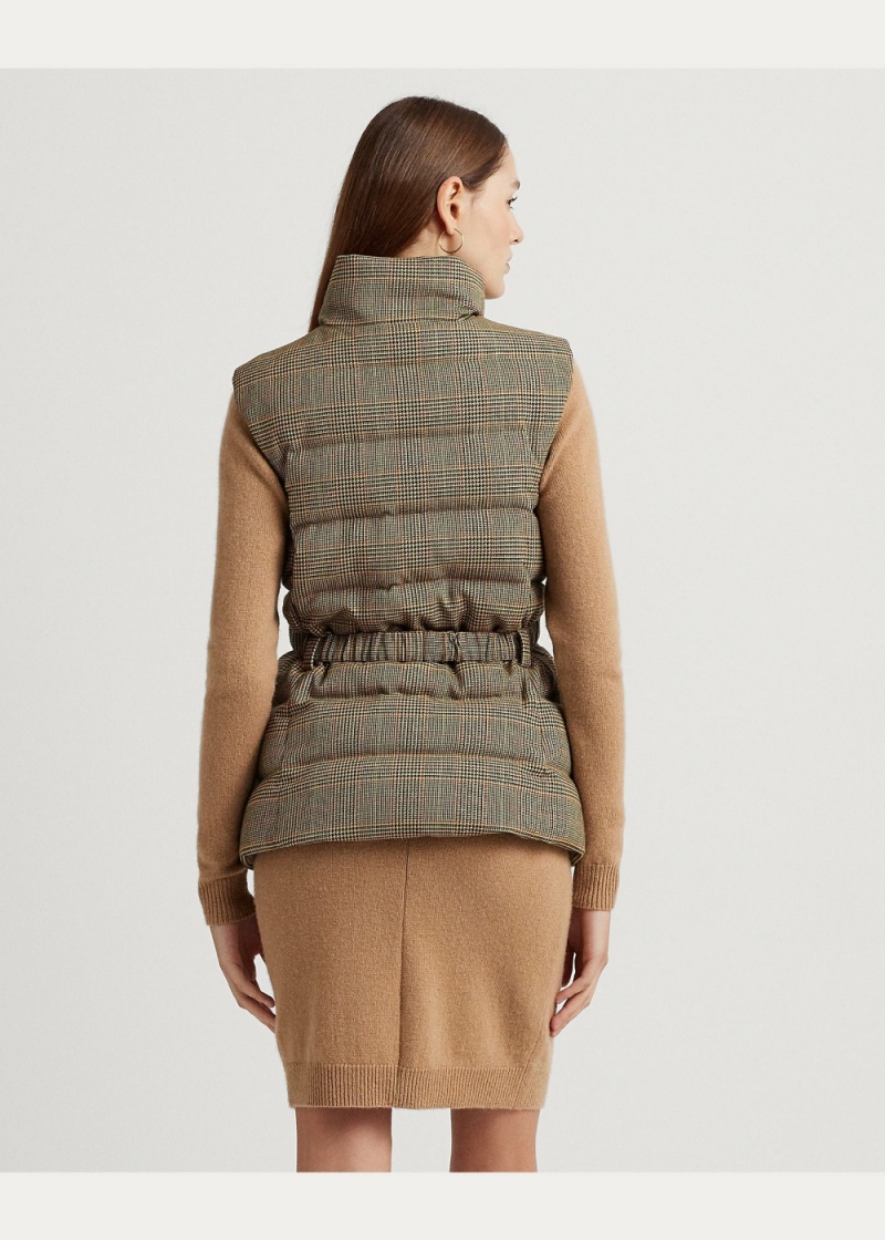 Chaleco Glen Plaid Acolchado Tweed Down Mujer Multicolor | DZGW14576 - vista 2