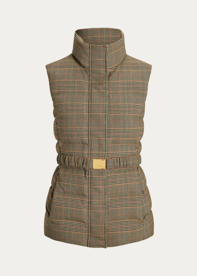 Chaleco Glen Plaid Acolchado Tweed Down Mujer Multicolor | DZGW14576 - vista 6