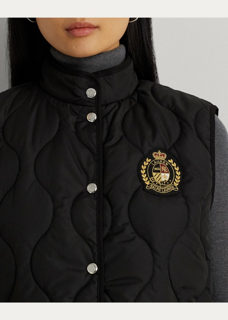 Chaleco Onion-Acolchado Mockneck Mujer Negros | WXGN51906 - vista 2