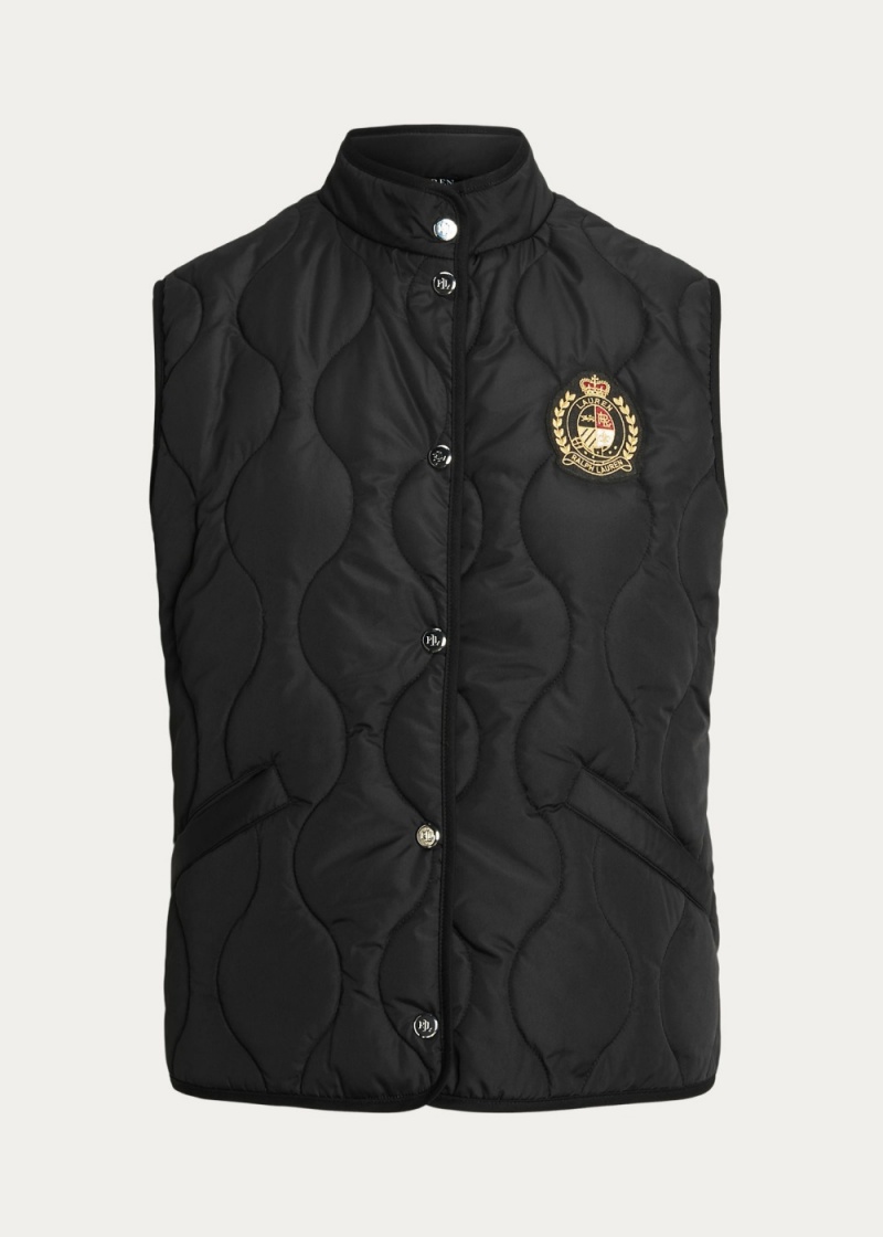 Chaleco Onion-Acolchado Mockneck Mujer Negros | WXGN51906 - vista 4