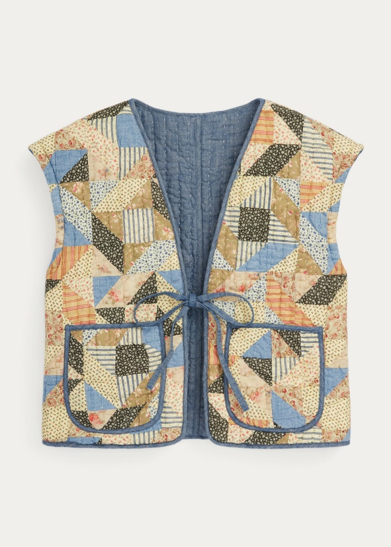 Chaleco Reversible Acolchado Algodon Mujer Negros | UDHY08923 - vista 4