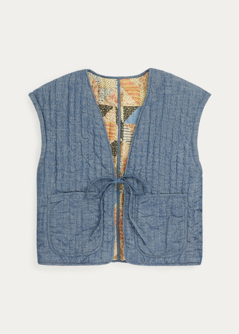 Chaleco Reversible Acolchado Algodon Mujer Negros | UDHY08923 - vista 5