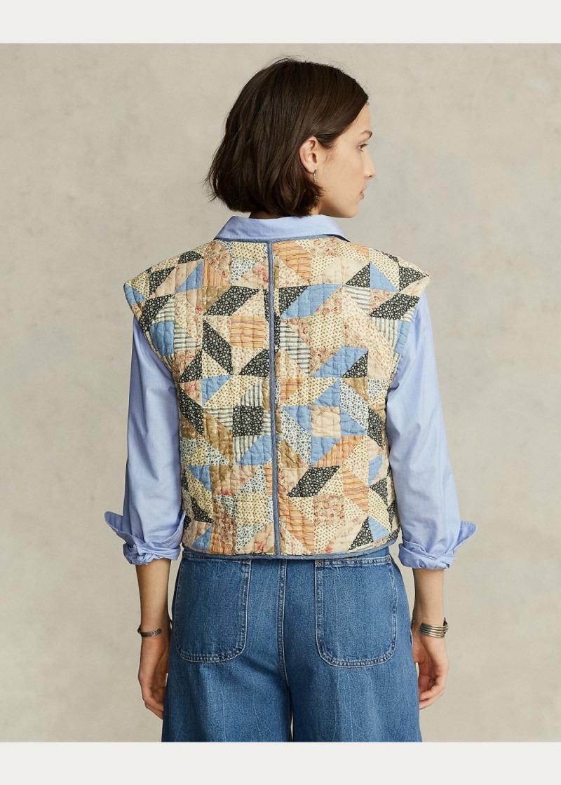 Chaleco Reversible Acolchado Algodon Mujer Negros | UDHY08923 - vista 6