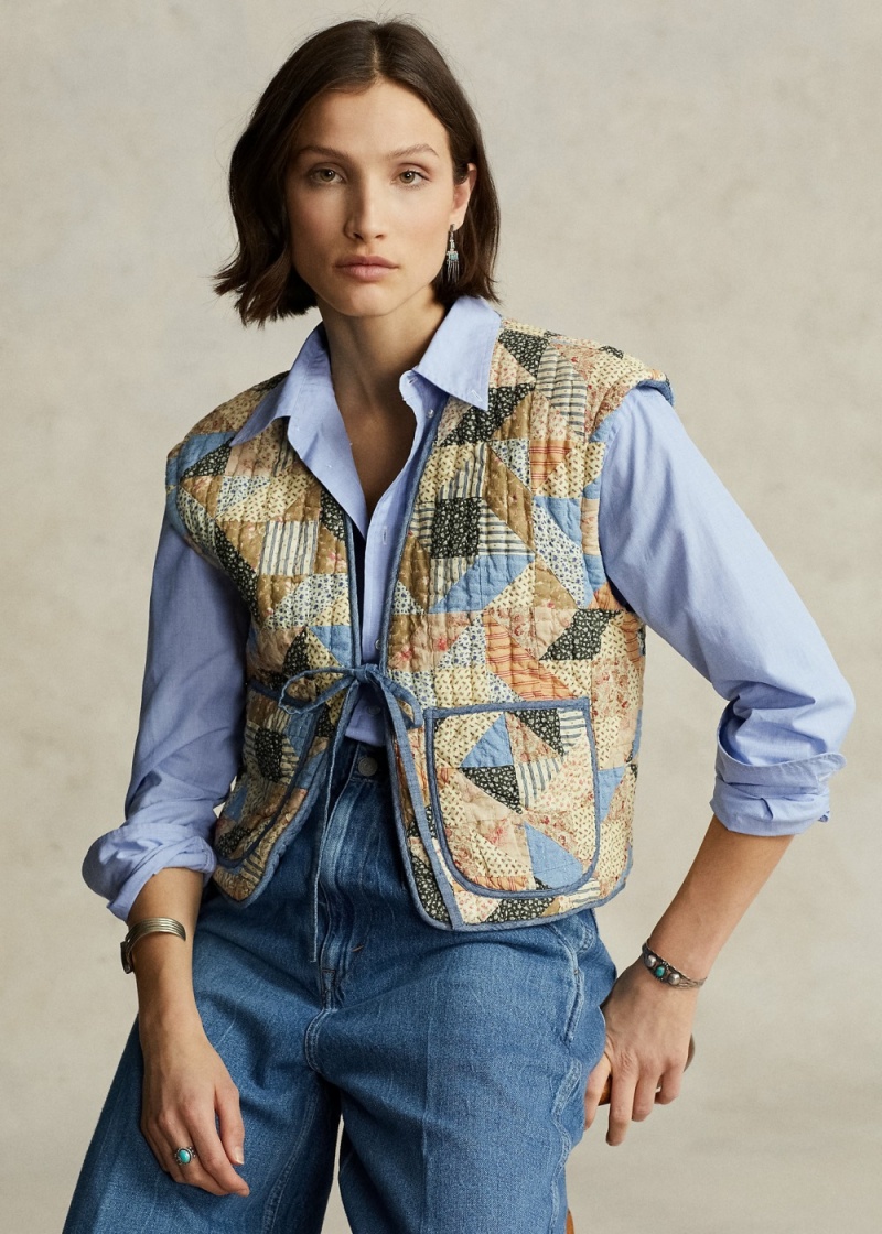 Chaleco Reversible Acolchado Algodon Mujer Negros | UDHY08923 - vista 1