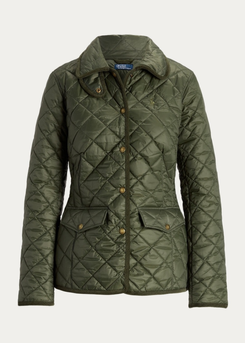 Chamarras Acolchado Mujer Verde Oliva | AOKT10798 - vista 4