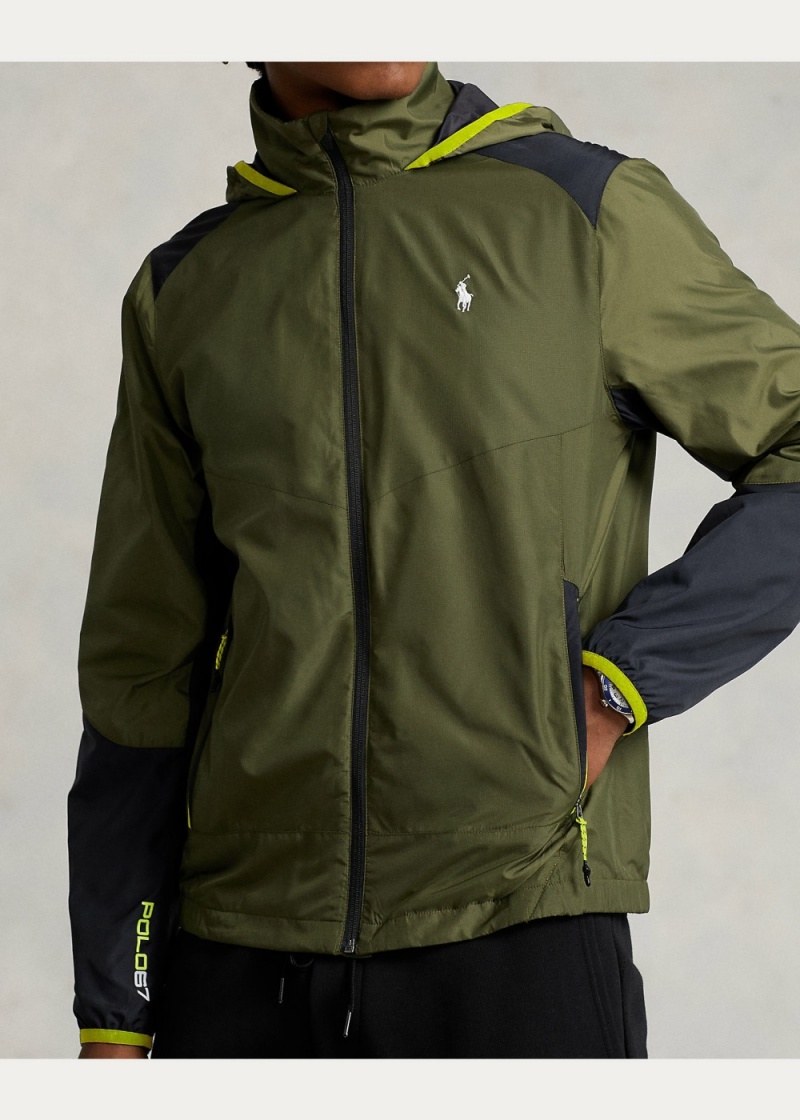 Chamarras Agua-Repellent Ripstop Hombre Negros | EKTI95134 - vista 2