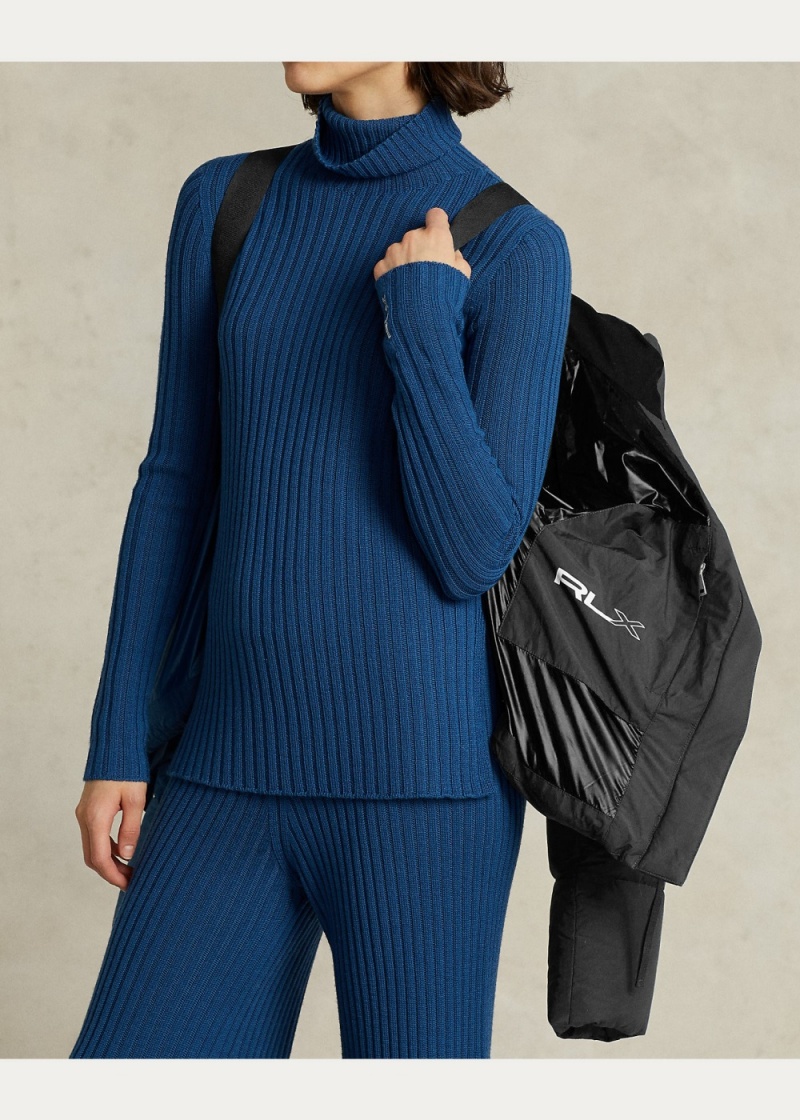 Chamarras Agua-Resistant Down Encapuchado Mujer Negros | DJCN83492 - vista 4