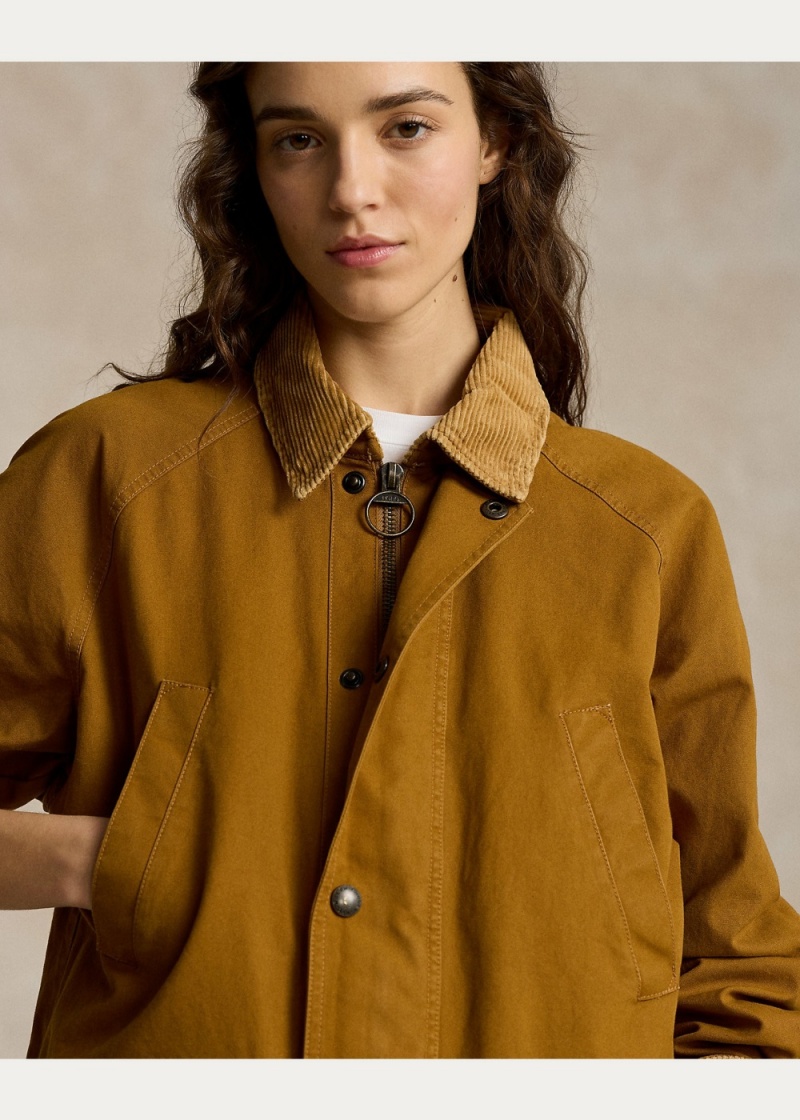 Chamarras Algodon Utility Mujer Marrom | DVHL87249 - vista 2
