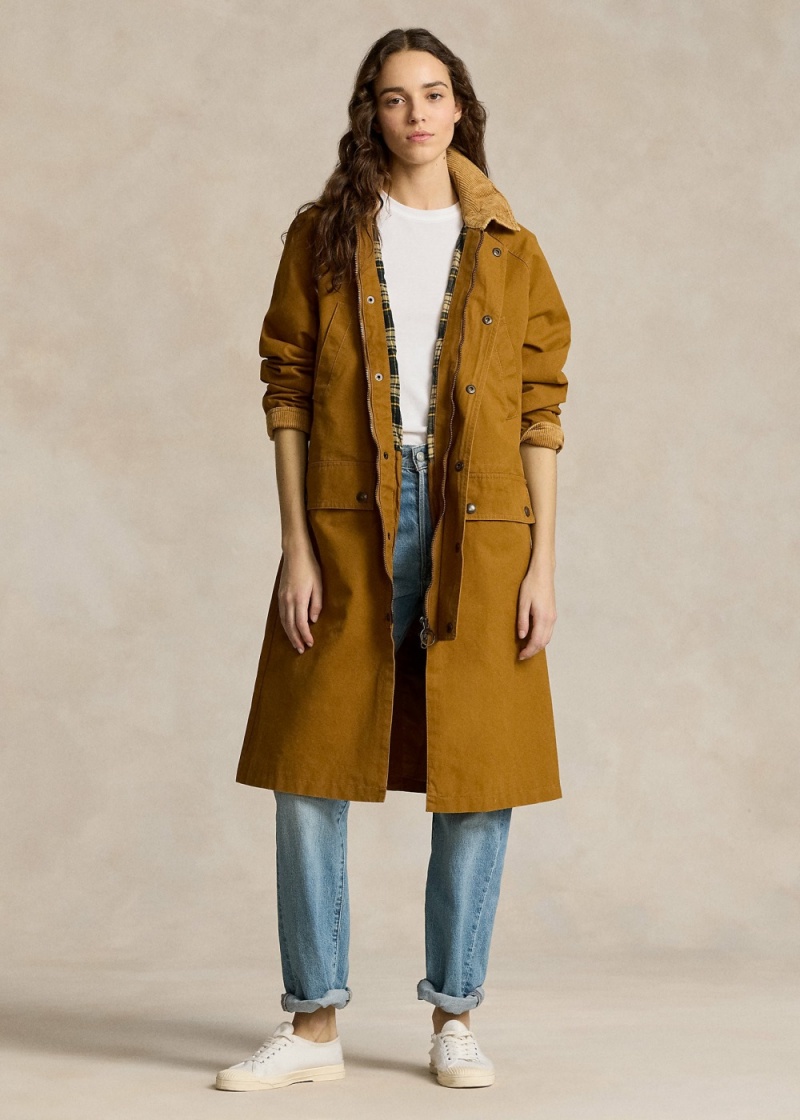 Chamarras Algodon Utility Mujer Marrom | DVHL87249 - vista 1