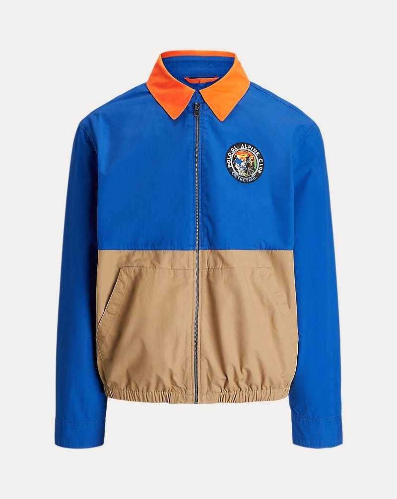 Chamarras Ralph Lauren Bayport Colour-Blocked Poplin Hombre Blu Strn/Brght Sgnl Orng/ | IYZHPNG-31 - vista 2