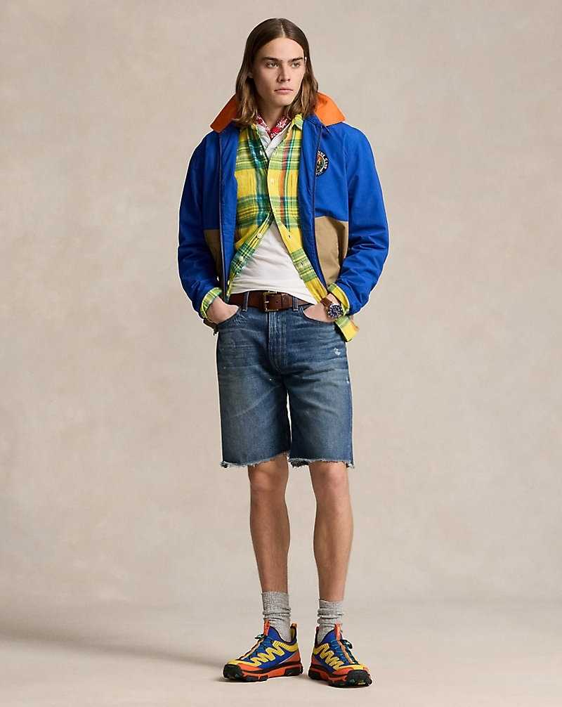Chamarras Ralph Lauren Bayport Colour-Blocked Poplin Hombre Blu Strn/Brght Sgnl Orng/ | IYZHPNG-31 - vista 3