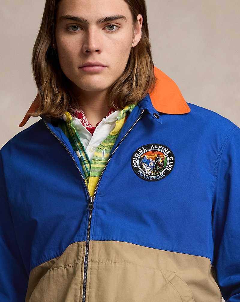 Chamarras Ralph Lauren Bayport Colour-Blocked Poplin Hombre Blu Strn/Brght Sgnl Orng/ | IYZHPNG-31 - vista 5