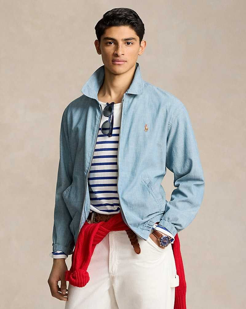 Chamarras Ralph Lauren Bayport Indigo Chambray Hombre Chambray | SBNHFUI-67 - vista 1