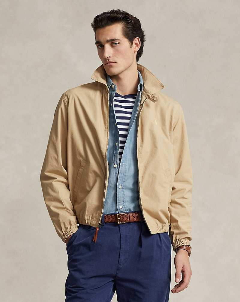Chamarras Ralph Lauren Bayport Poplin Hombre Kaki | TWBJNUS-80 - vista 1